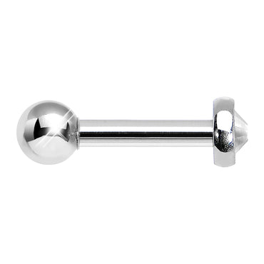 3mm Clear Gem Tragus Cartilage Barbell Earring
