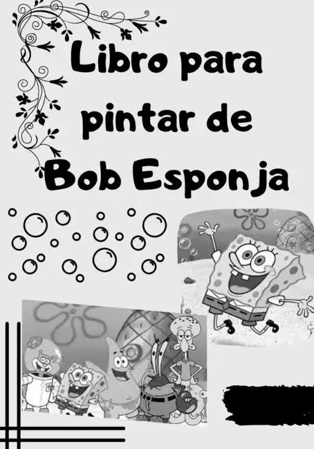 Libro para pintar de Bob Esponja - Paperback