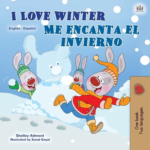 I Love Winter (English Spanish Bilingual Book for Kids) - Paperback