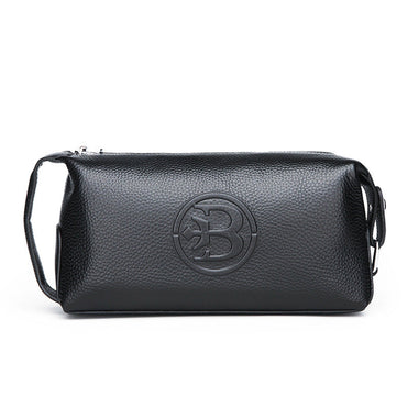 Stylish Cowhide Bag Waterproof Leather Mens Bag