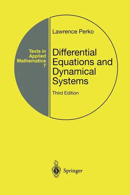 Differential Equations and Dynamical Systems - Paperback