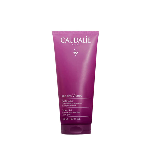 Caudalie Des Vignes Shower Gel - Gentle & Moisturizing Body Wash for Women - Luxurious Spa Scent, Daily Cleansing - 6.76 fl oz