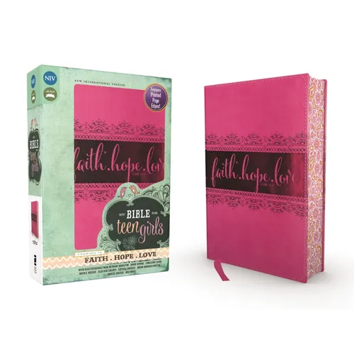 Bible for Teen Girls-NIV: Growing in Faith, Hope, and Love - Imitation Leather