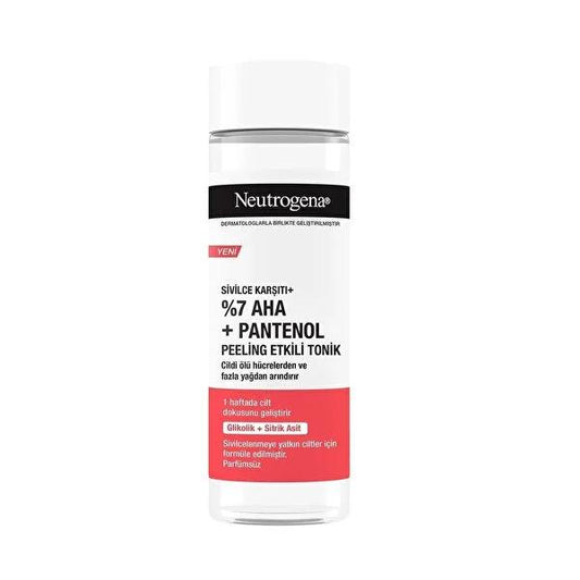 Neutrogena Glycolic Acid Facial Toner - Acne Control, Exfoliating, Fragrance-Free Skincare for Acne-Prone Skin