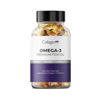 Collagen Forte Premium Omega 3 1000 mg Softgel Capsules