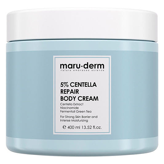 Maruderm Centella Body Moisturizer Cream for Sensitive Skin - 13.53 fl oz, Natural Ingredients, Soothing & Hydrating