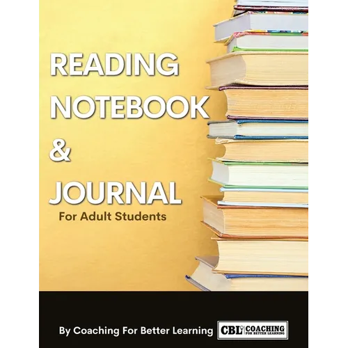 Reading Notebook and Journal For Adult Students - Paperback