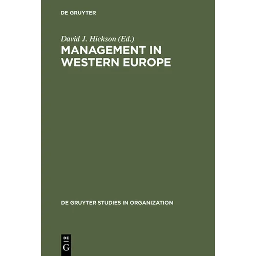 Management in Western Europe - Hardcover