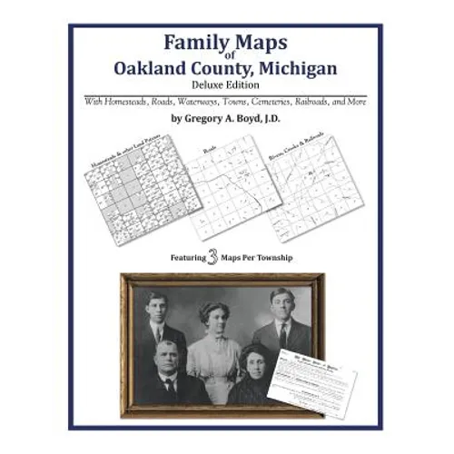 Family Maps of Oakland County, Michigan - Paperback