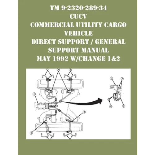 TM 9-2320-289-34 CUCV Commercial Utility Cargo Vehicle Direct Support / General Support Manual May 1992 w/Change 1&2 - Paperback