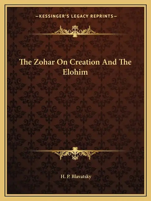 The Zohar on Creation and the Elohim - Paperback