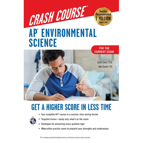 Ap(r) Environmental Science Crash Course, Book + Online: Get a Higher Score in Less Time - Paperback