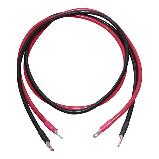 84in 1/0 AWG Battery to Inverter Cables | Black and Red