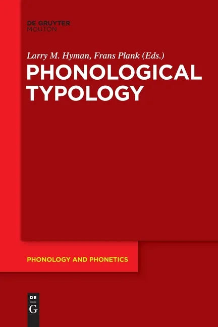 Phonological Typology - Paperback