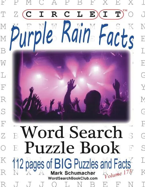 Circle It, Purple Rain Facts, Word Search, Puzzle Book - Paperback