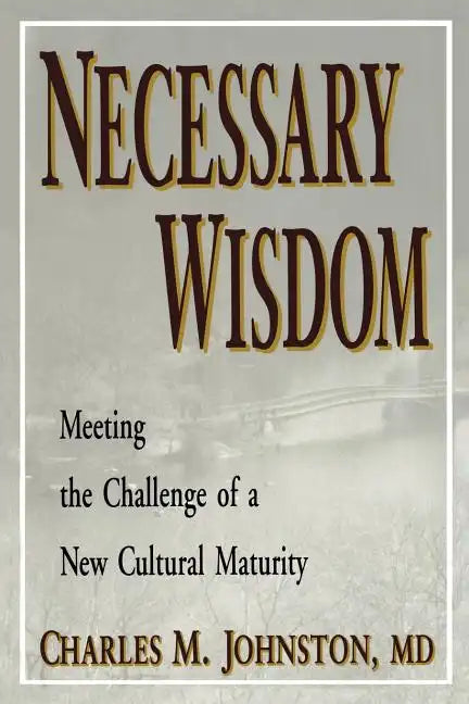 Necessary Wisdom: Meeting the Challenge of A New Cultural Matruity - Paperback