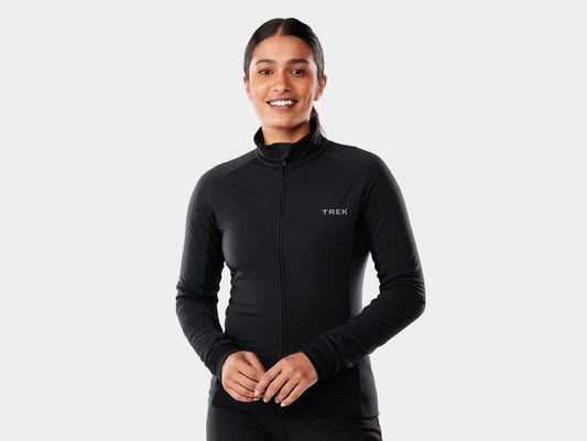Trek Circuit Thermal Long Sleeve Women Large Black Jersey