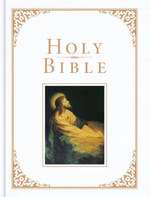 KJV Family Bible, Deluxe White Bonded Leather Over Board: Holy Bible - Bonded Leather