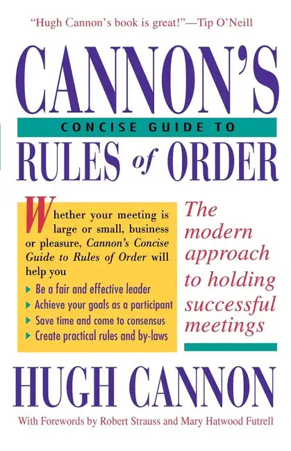 Cannon's Concise Guide to Rules of Order - Paperback