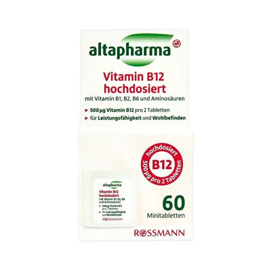 Altapharma Vitamin B Supplement with Amino Acids - Enhances Energy Metabolism & Nervous System Support - Vegan, Gluten-Free, Lactose-Free