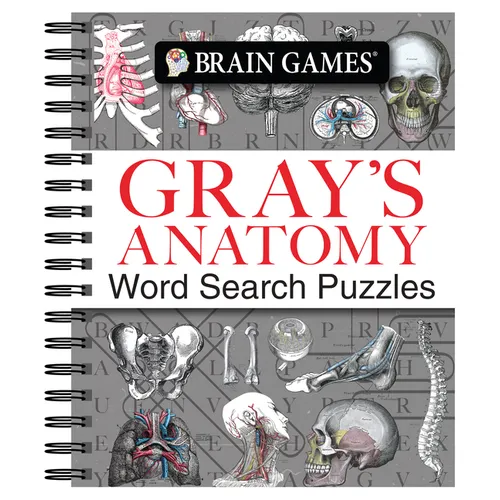 Brain Games - Gray's Anatomy Word Search Puzzles - Spiral