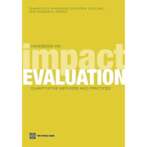 Handbook on Impact Evaluation: Quantitative Methods and Practices - Paperback