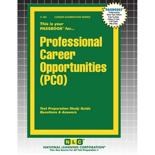 Professional Career Opportunities (PCO) - Paperback