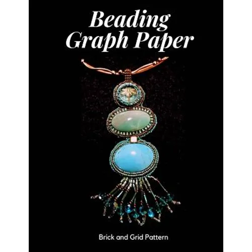 Beading Graph Paper - Brick and Grid Pattern: 8.5 x 11" Graph Paper for Beading Patterns / Beading Grid Paper / Seed Beading Graph Paper / Delica Bead - Paperback