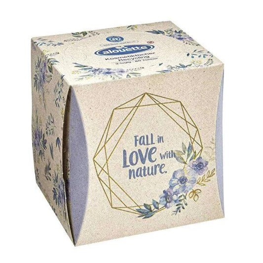 Alouette Decorative 3-Layer Tissue Box in Cube Design - 60 Tissues, Enhances Home Decor