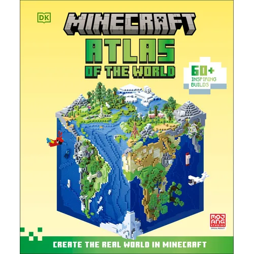 Minecraft Atlas of the World: Create the Real World in Minecraft with 60+ Inspiring Builds - Hardcover