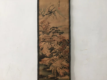 Chinese rice paper living room scroll painting four screens wall decoration hanging landscape painting