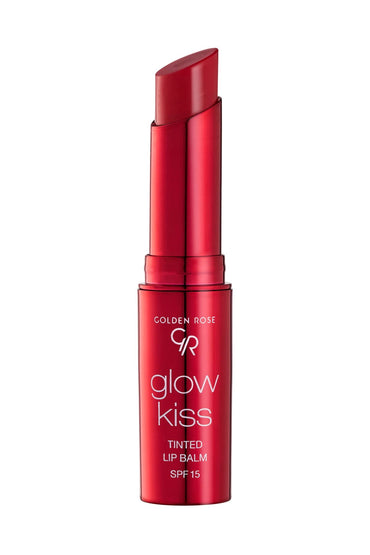 Golden Rose Glow Kiss Tinted Lip Balm - Vegan, SPF 15, Natural Lip Tint for Moisturized Lips
