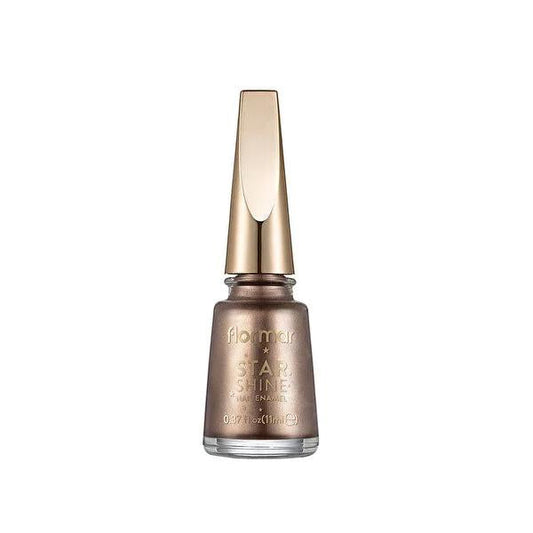 Flormar Metallic Nail Polish - Flormar Star Shine SSNE-02 Famous - Long Lasting Nail Enamel with High Pigment