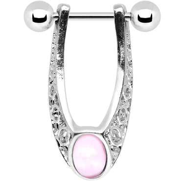 Pink Gem Bunches of Bubbles Dangle Helix Cartilage Earring