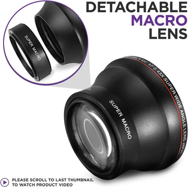 52MM 0.43x Altura Photo Professional HD Wide Angle Lens (w/Macro Portion) for Nikon (Refurbished)