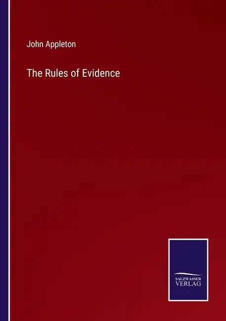 The Rules of Evidence - Paperback
