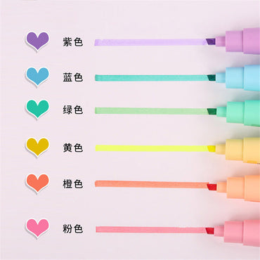 Macaron Color Cute Large-capacity Marker Painting Pen