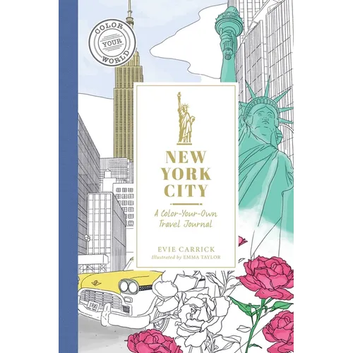 New York City: A Color-Your-Own Travel Journal - Hardcover