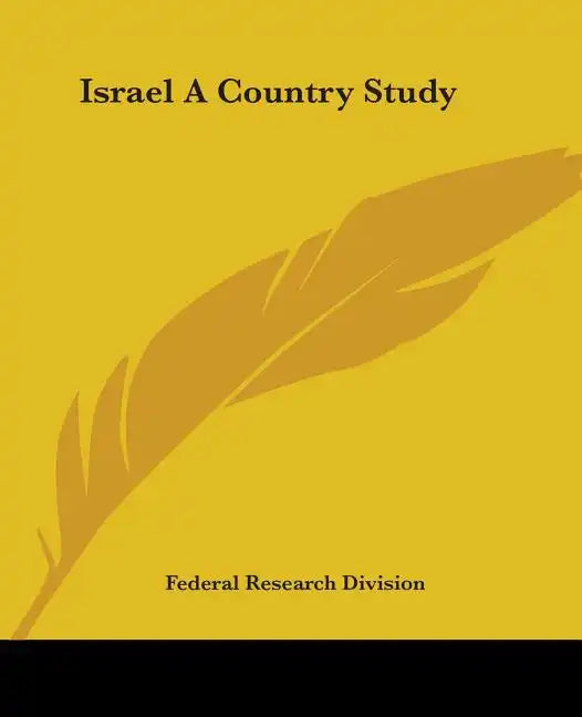 Israel A Country Study - Paperback