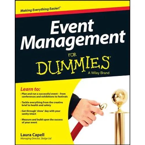 Event Management For Dummies - Paperback