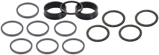 RaceFace Crankset Spacer Kit CINCH 30mm Spindle Systems - Aluminum BLK