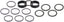 RaceFace Crankset Spacer Kit CINCH 30mm Spindle Systems - Aluminum BLK