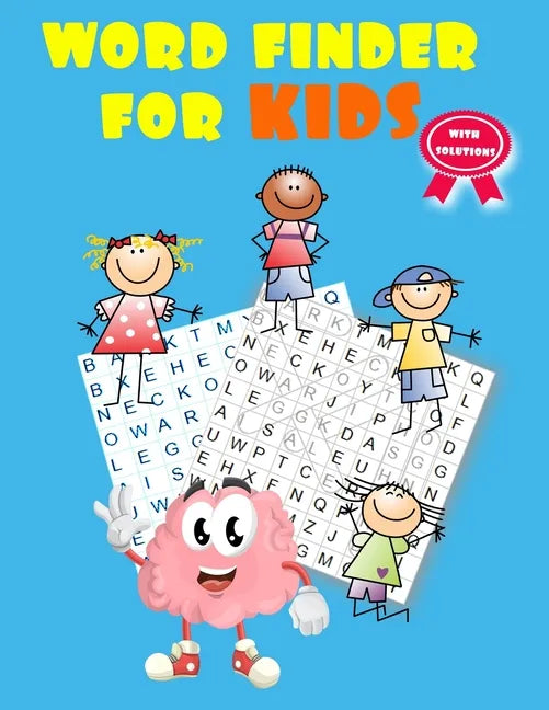 Word Finder For Kids: ultimate word find puzzle books for kids ( with solutions ) - Paperback