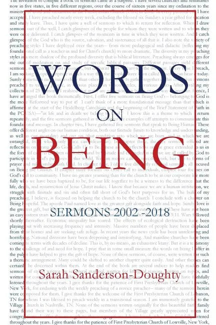 Words on Being: Sermons 2002-2018 - Paperback