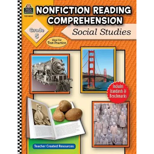 Nonfiction Reading Comprehension: Social Studies, Grade 5 - Paperback