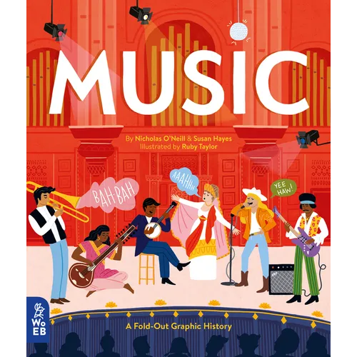 Music: A Fold-Out Graphic History - Hardcover