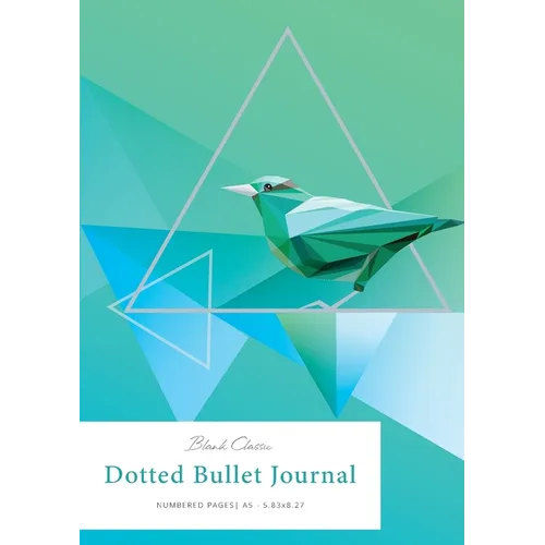Dotted Bullet Journal: Medium A5 - 5.83X8.27 (Robin) - Paperback