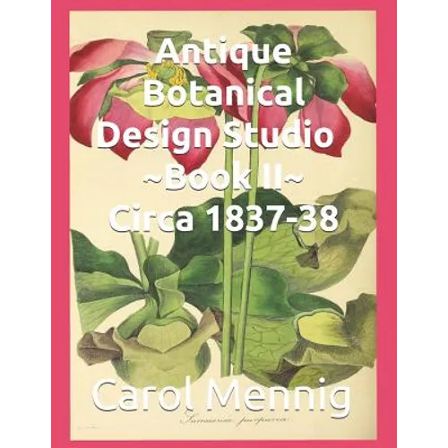 Antique Botanical Design Studio Book II Circa 1837-38 - Paperback