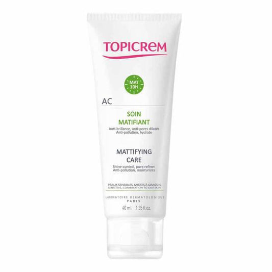Topicrem Mattifying Care Cream for Sensitive & Oily Skin - 40ml