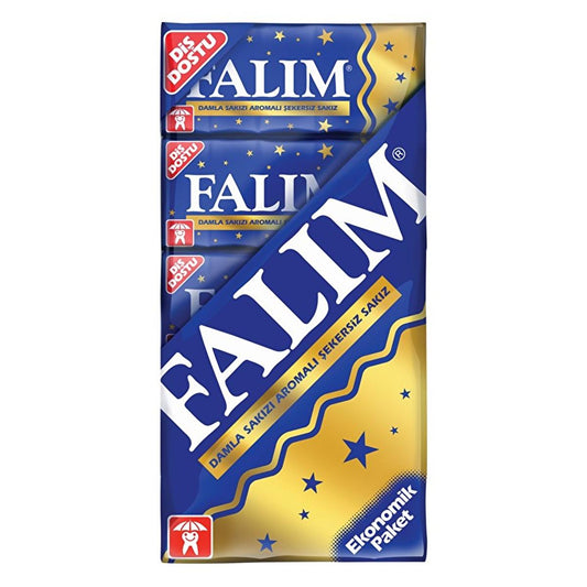 Falõm Sugar-Free Damla Sakõzõ Mastic Gum: Refreshing Breath, Healthy Teeth - Authentic Turkish Sugarless Chewing Gum (35gr)